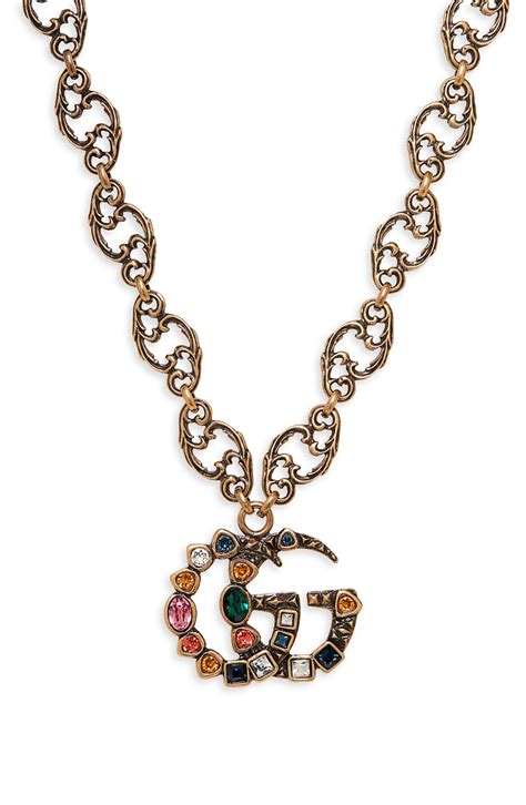 gucci vintage necklesses|second hand gucci jewellery.